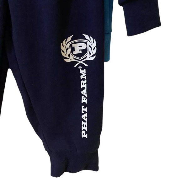 Phat Farm Boys Blue Hoodie Set 18 months - Picture 4 of 5